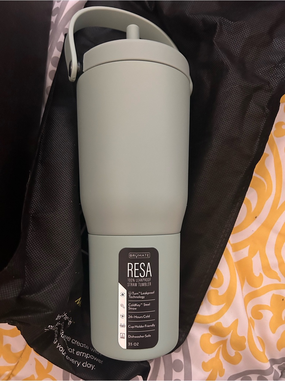 BrüMate Resa 35oz Straw Tumbler — New in Box, Sage